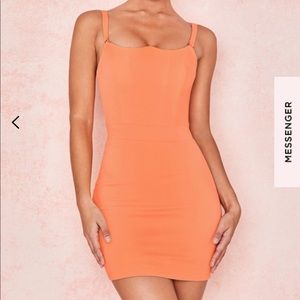 House of CB Tangerine Mini Dress